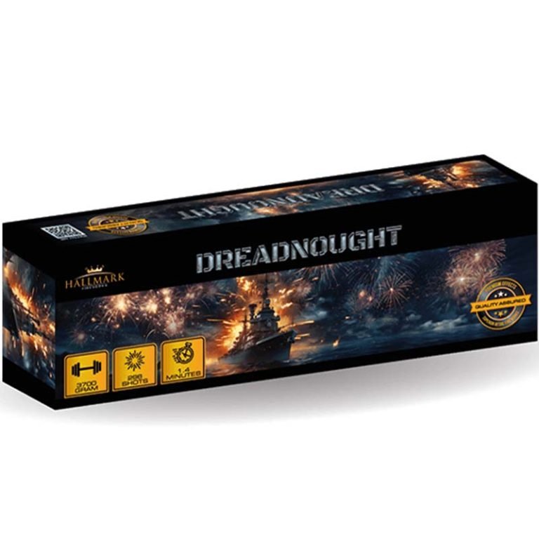 Dreadnought compound barrage by hallmark fireworks